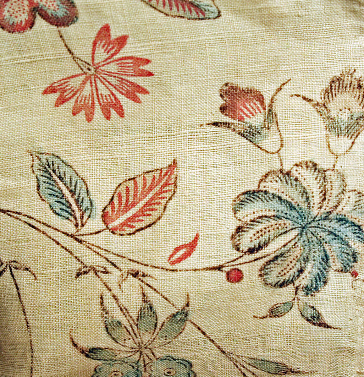 Dress, linen, cotton, American