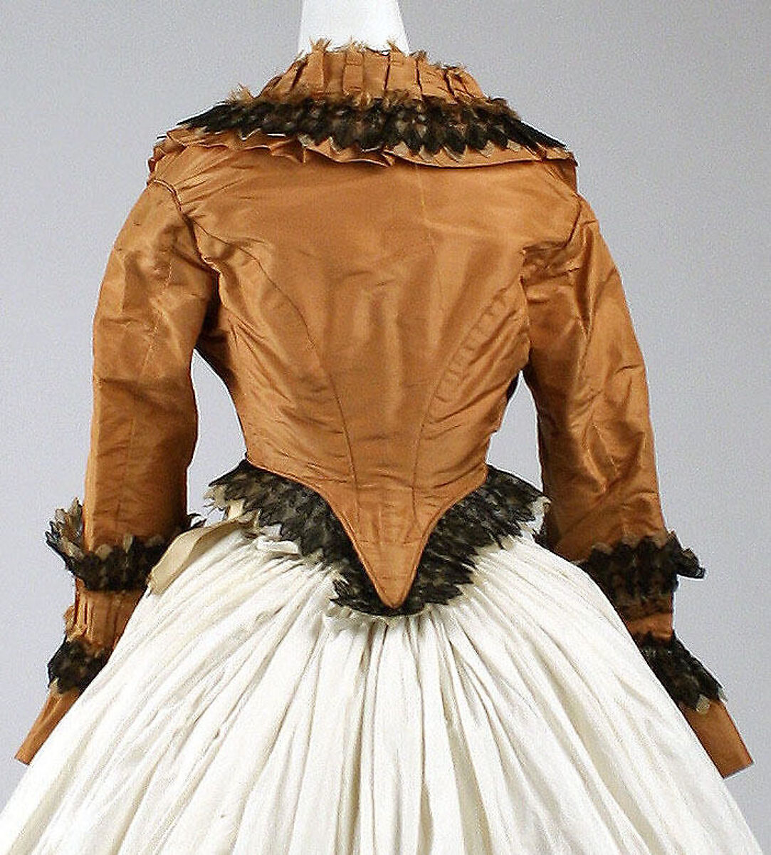 Dress, silk, American