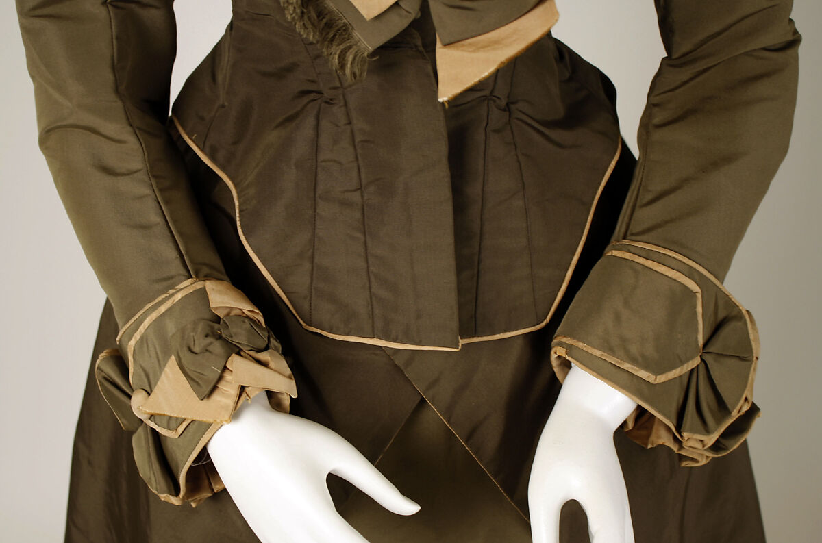 Dress, M. A. Connelly (American (born Ireland), County Cork 1834–1958 New York), silk, American