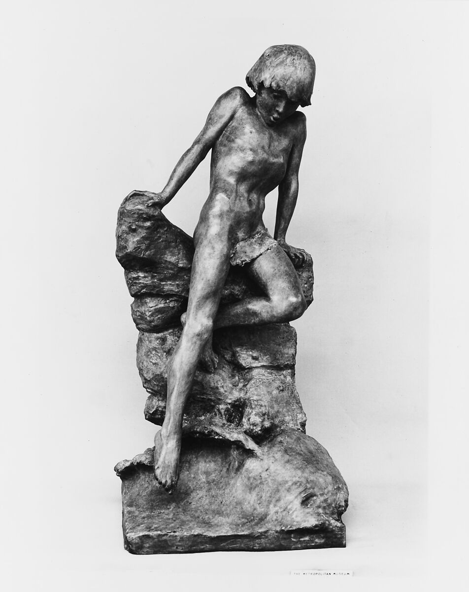 The Bather, Richard Edwin Brooks (American, Braintree, Massachusetts 1865–1919 Washington, D.C.), Bronze, American
