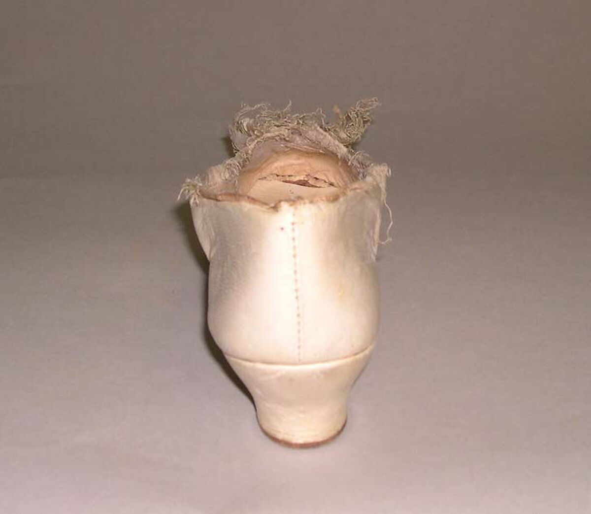 Slippers, leather, silk, American