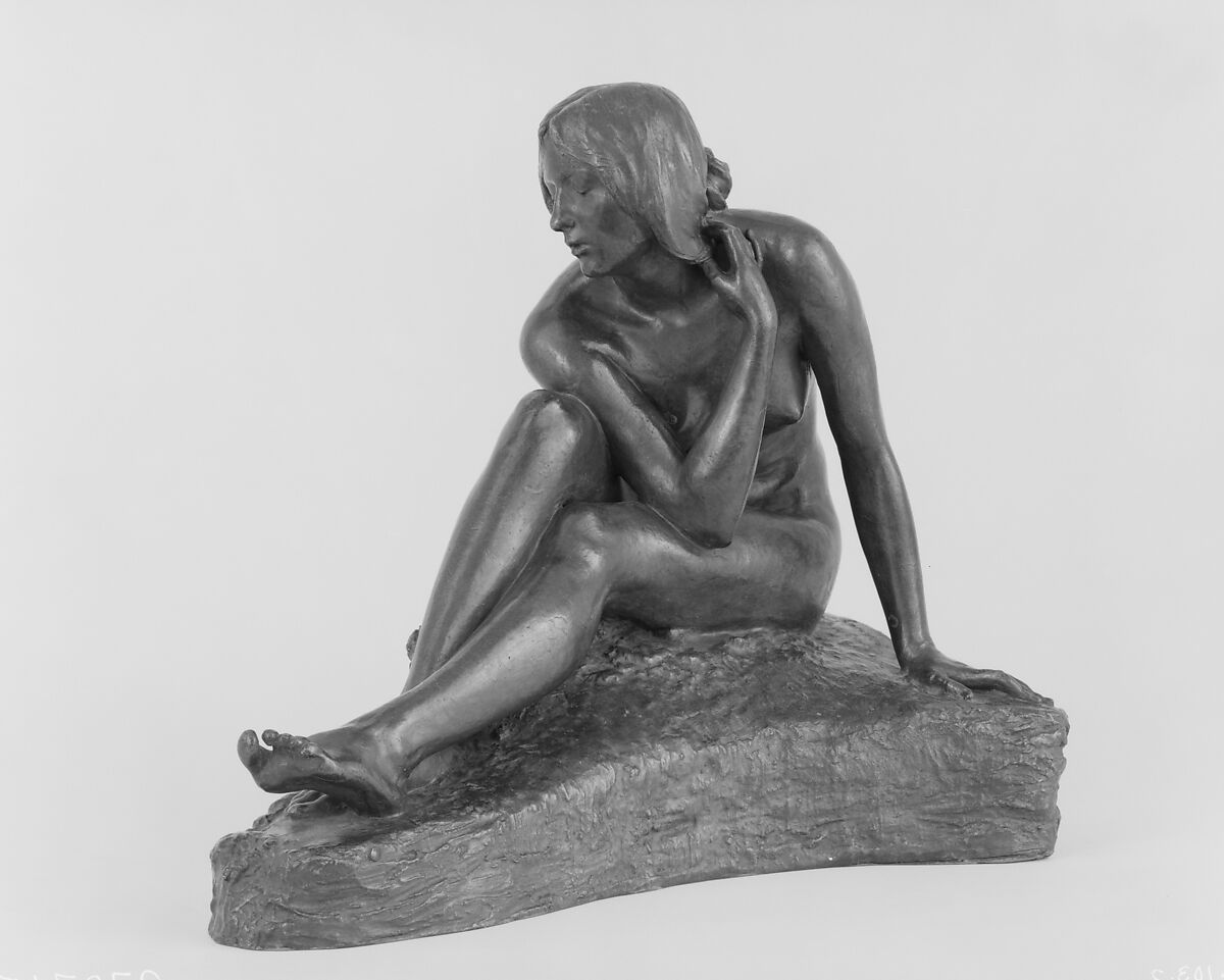 Song of the Wave, Richard Edwin Brooks (American, Braintree, Massachusetts 1865–1919 Washington, D.C.), Bronze, American 