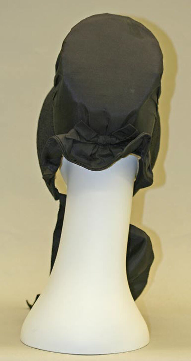 Bonnet, silk, American
