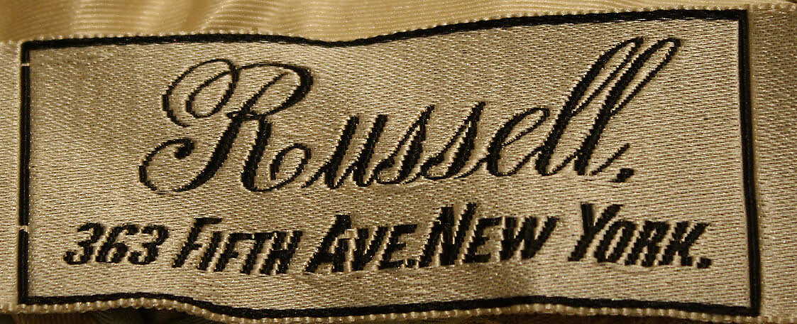 Dress, silk, American