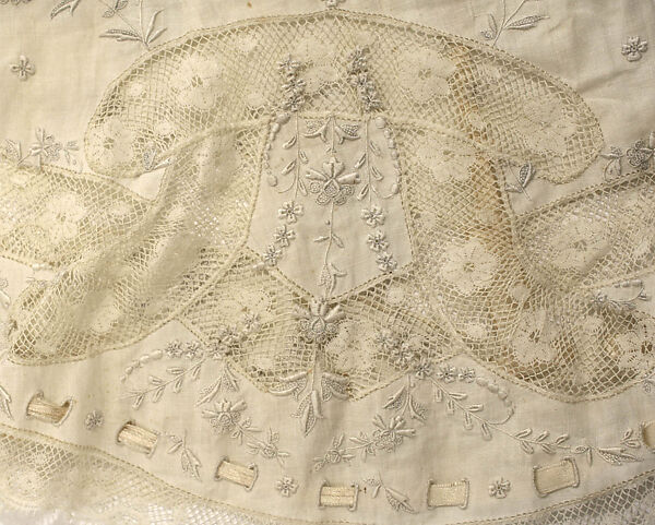 Corset cover, cotton, French