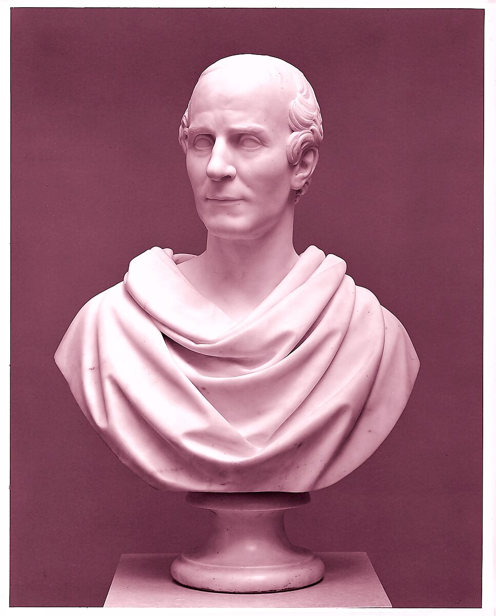 Thomas Cole, Henry Kirke Brown (American, Leyden, Massachusetts 1814–1886 Newburgh, New York), Marble, American