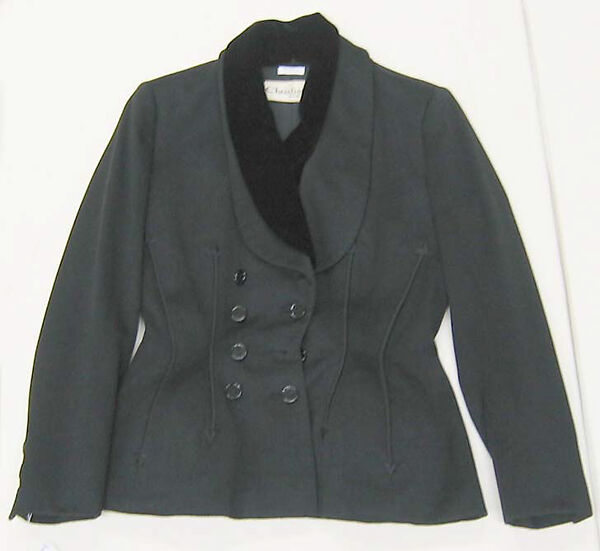"Unesco", House of Dior (French, founded 1946), (a, b) wool, plastic; (c) silk, French
