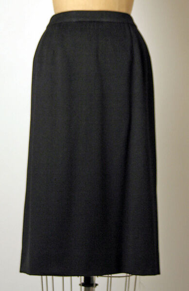"Unesco", House of Dior (French, founded 1946), (a, b) wool, plastic; (c) silk, French