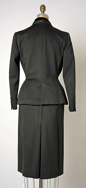 "Unesco", House of Dior (French, founded 1946), (a, b) wool, plastic; (c) silk, French