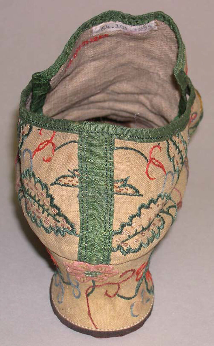 Shoes, silk, British