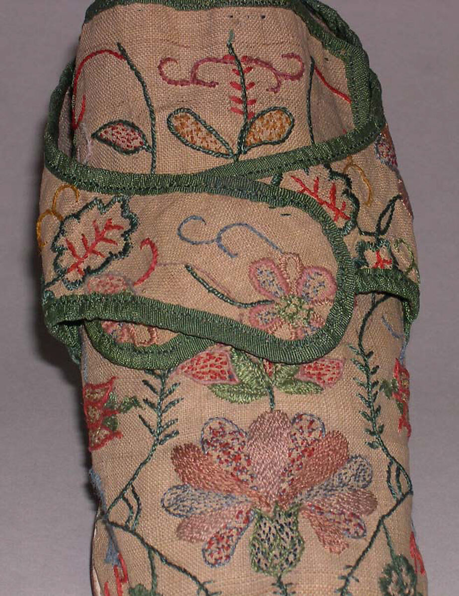 Shoes, silk, British