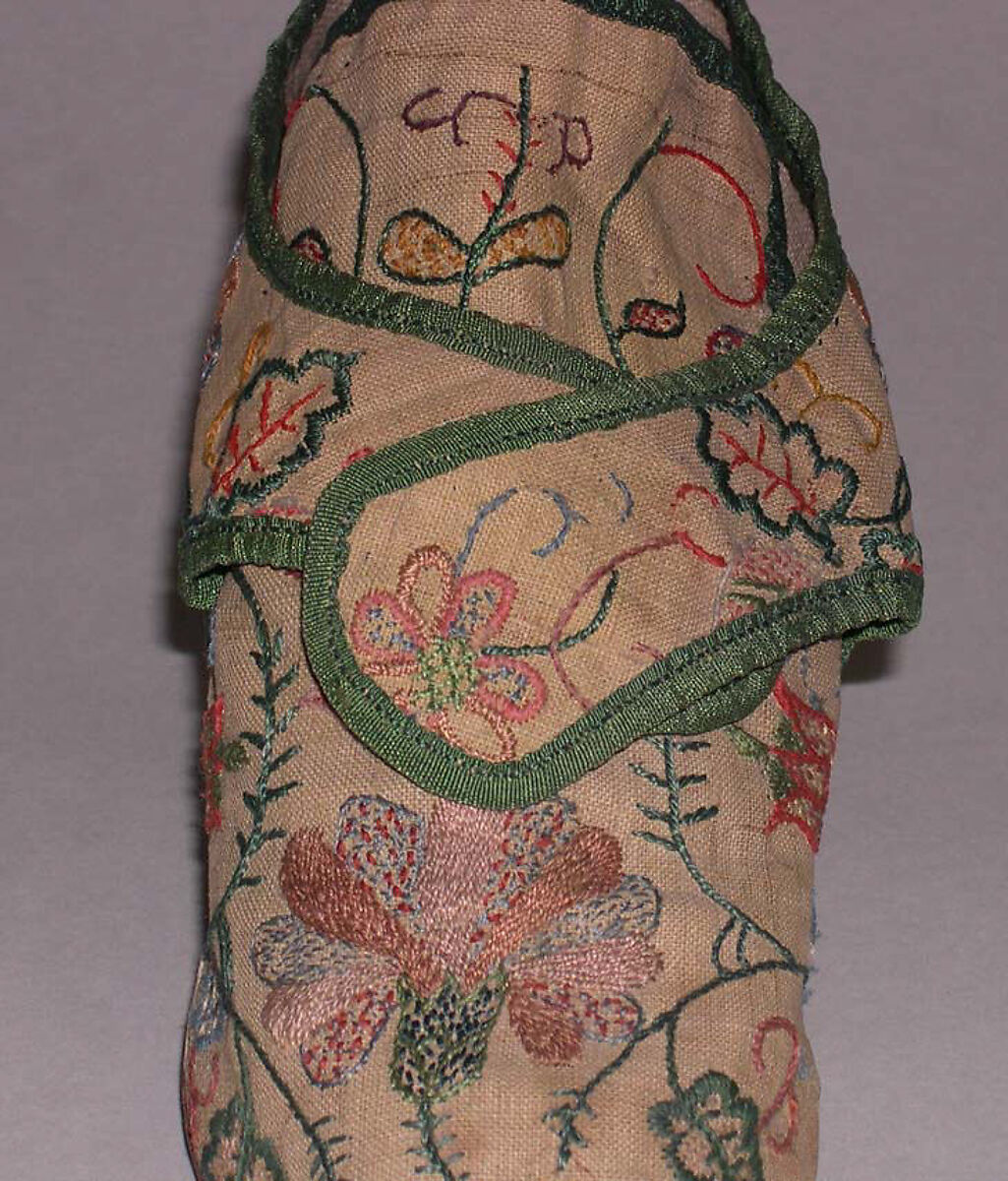 Shoes, silk, British