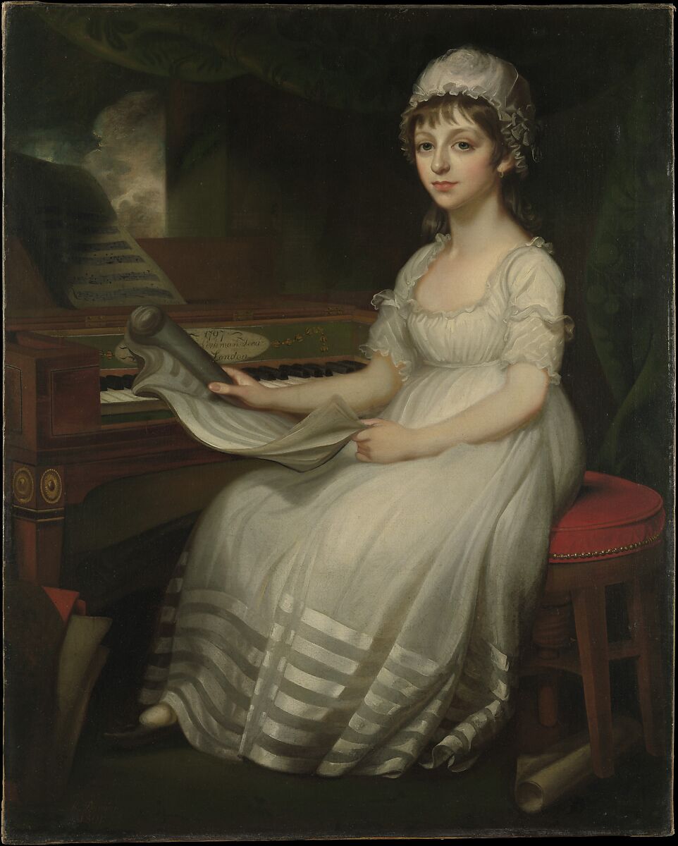 Portrait of a Young Woman, Mather Brown (American, Boston, Massachusetts 1761–1831 London), Oil on canvas, American