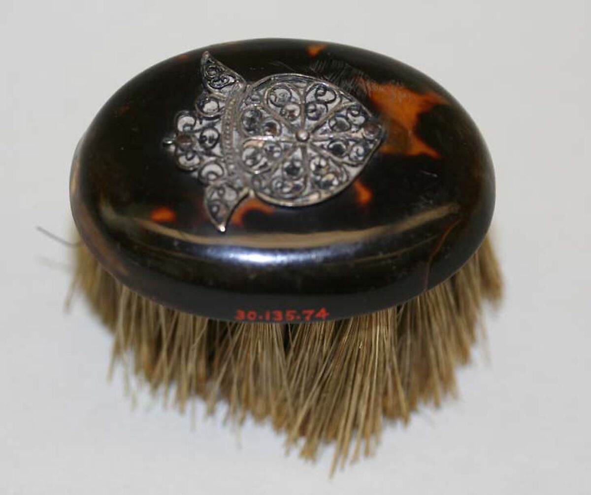 Brush, tortoise shell, French 