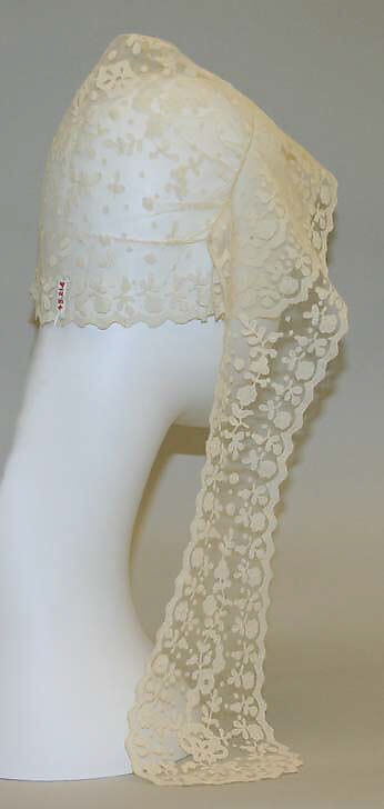 Morning cap, linen, Irish