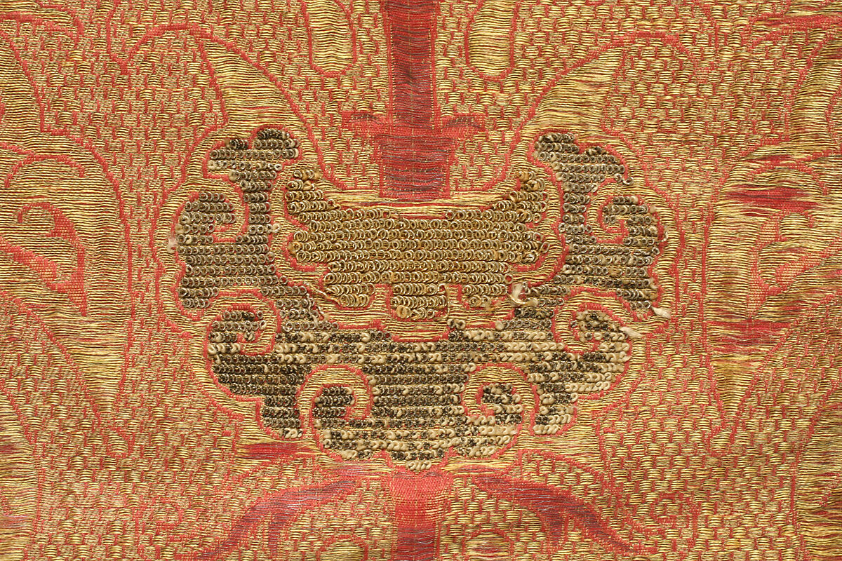 Cape, silk, metal thread, Spanish