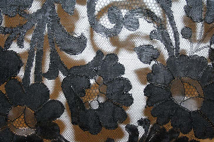Fichu, silk, French