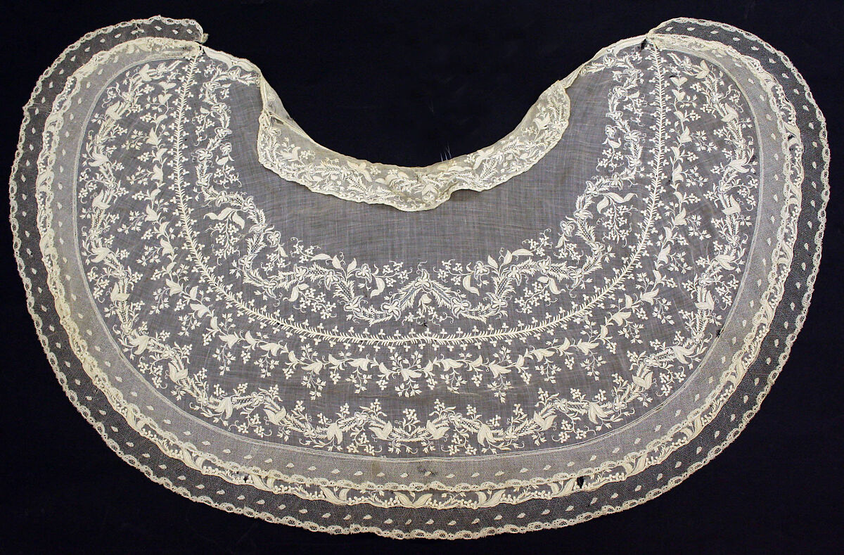 Collar, cotton, French 