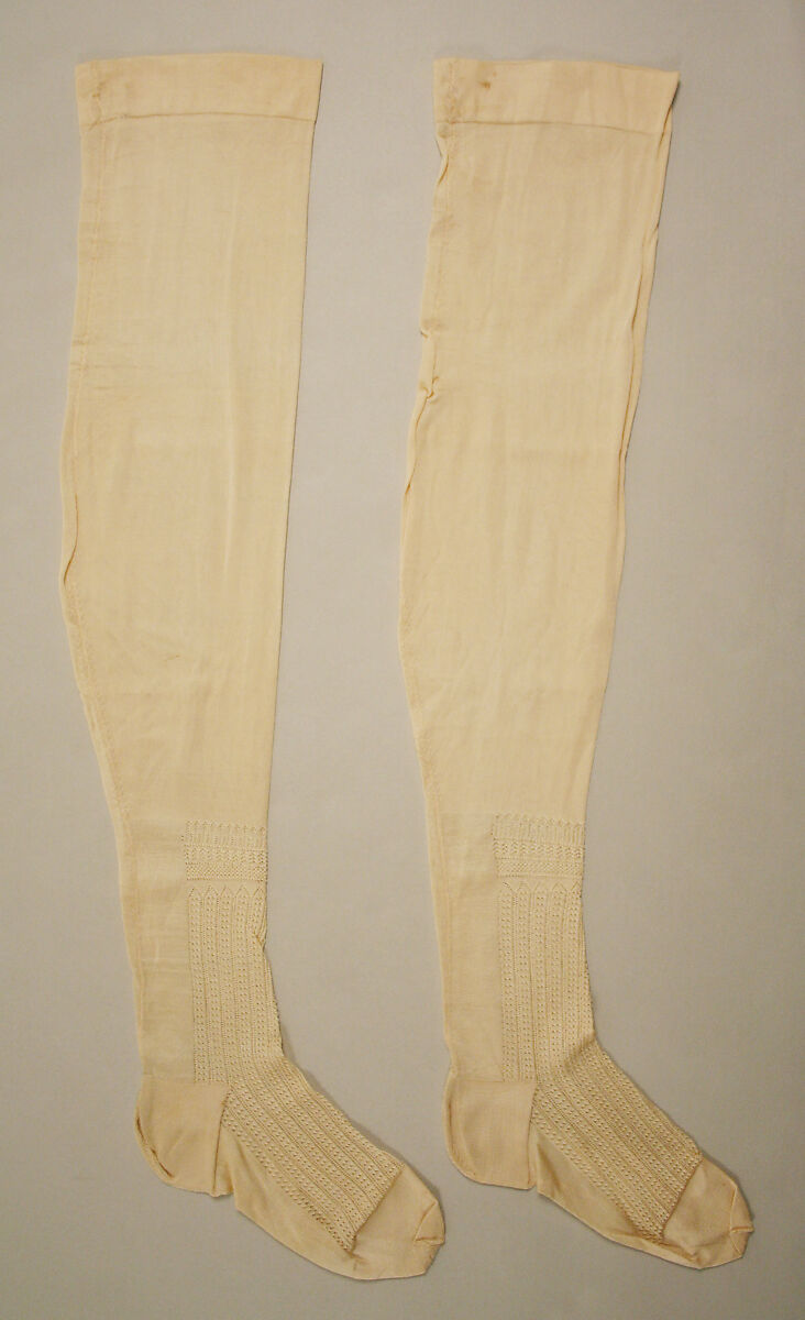 Stockings, silk, French