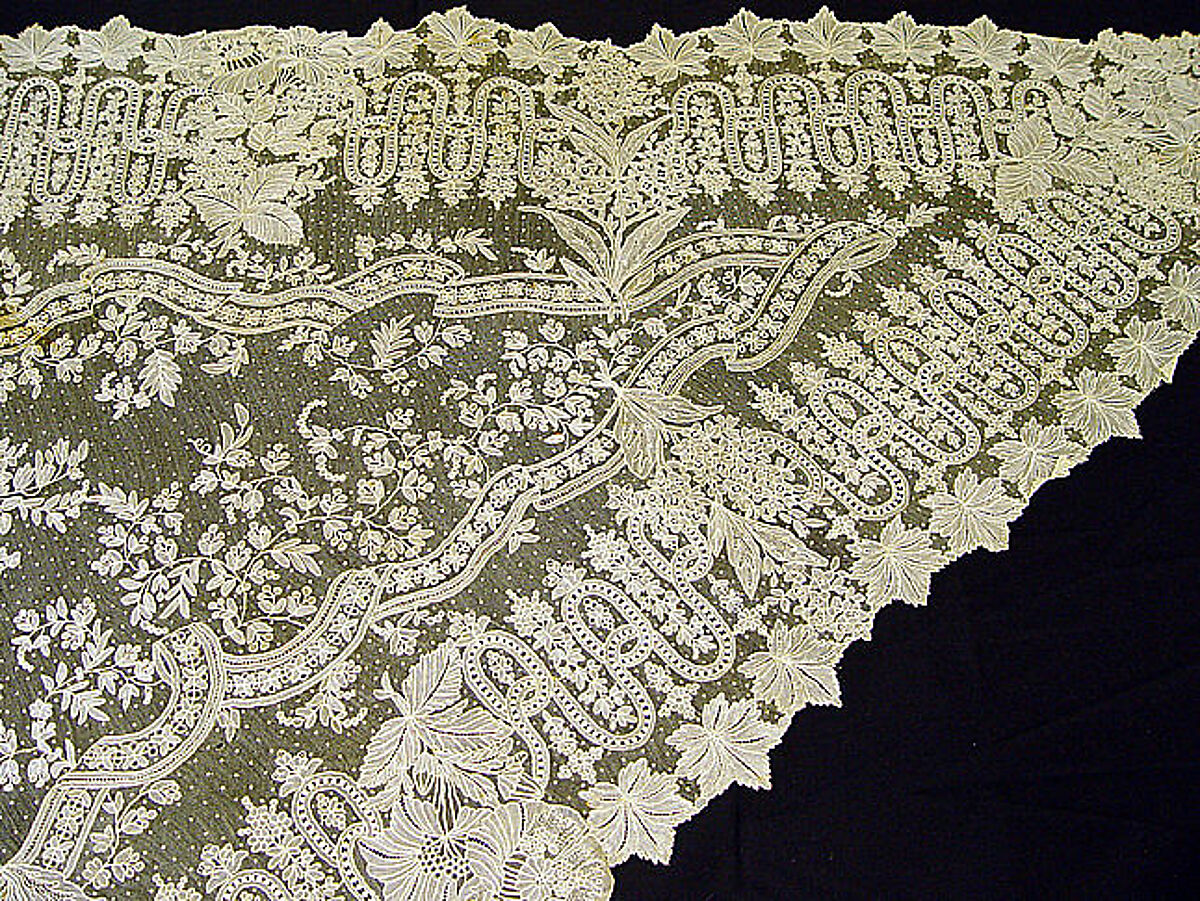 Shawl, [no medium available], Belgian