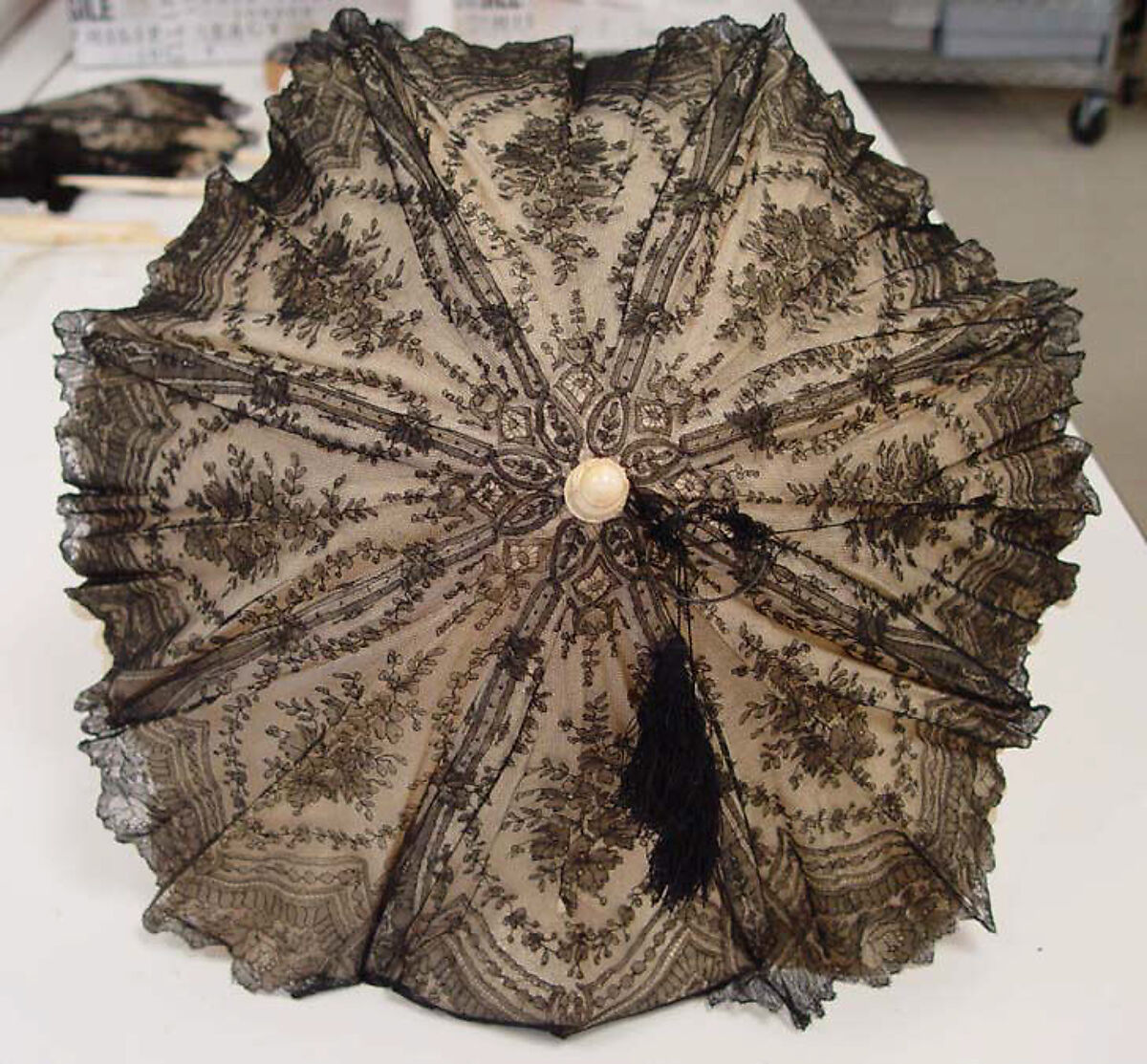 Parasol, silk, French