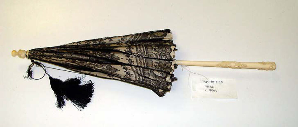 Parasol, silk, French