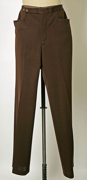 Suit, Rupert Lycett Green (British) for, a,b) wool, rayon, plastic, British