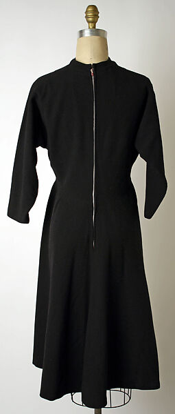 Dress, Valentina Gowns (American, 1928–1957), wool, American