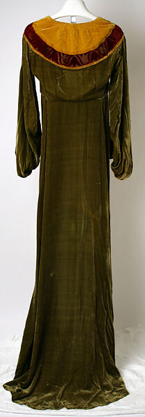 Tea gown, Jessie Franklin Turner (American, 1923–1943), silk, metallic, American