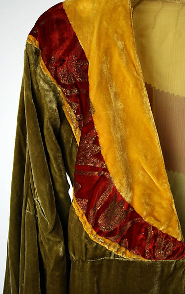 Tea gown, Jessie Franklin Turner (American, 1923–1943), silk, metallic, American