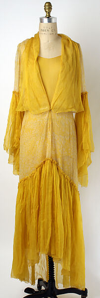 Tea gown, Jessie Franklin Turner (American, 1923–1943), silk, American 