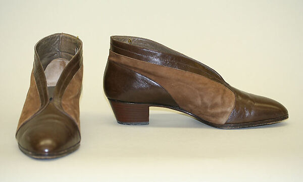 Ensemble, Albertina-Roma (Italian, founded 1952), wool, leather, Italian