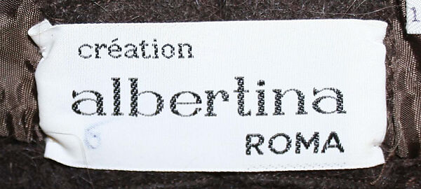 Ensemble, Albertina-Roma (Italian, founded 1952), wool, leather, Italian