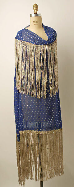 Evening dress, Serendipity 3 (American, opened 1954), polyester, plastic, metallic thread, American 