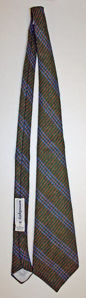 Necktie, Serendipity 3 (American, opened 1954), wool, American 