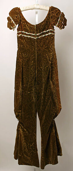Evening jumpsuit, Serendipity 3 (American, opened 1954), nylon, silk, American