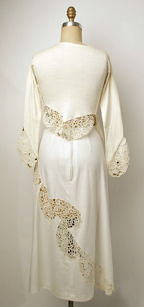 Wedding ensemble, Serendipity 3 (American, opened 1954), cotton, metallic thread, silk, plastic, American
