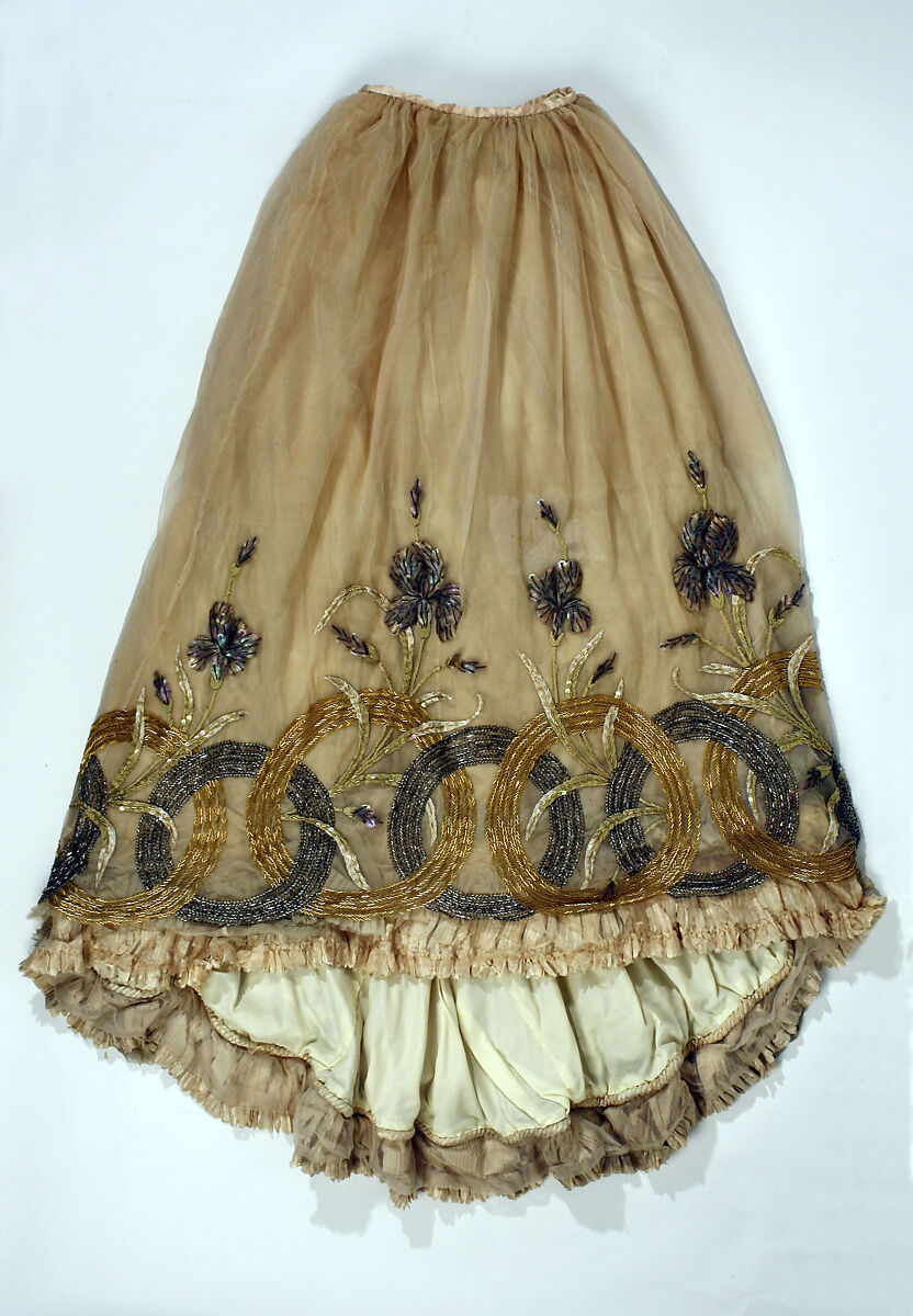 Ensemble, silk, French