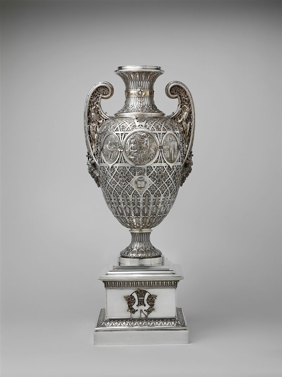 The Bryant Vase, Tiffany & Co., Silver and gold, American