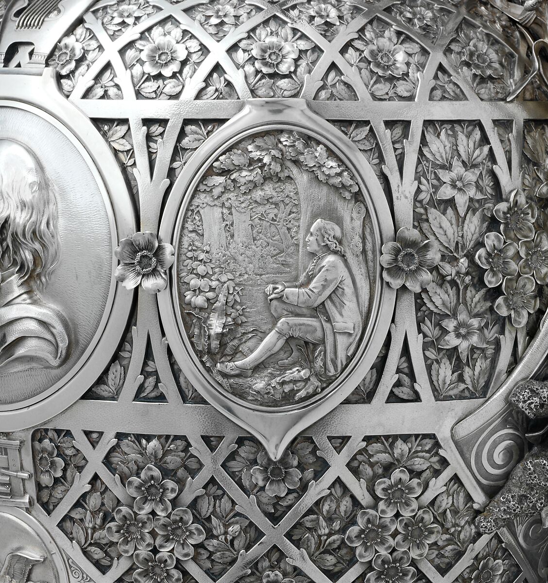 The Bryant Vase, Manufactured by Tiffany &amp; Co. (1837–present), Silver and gold, American