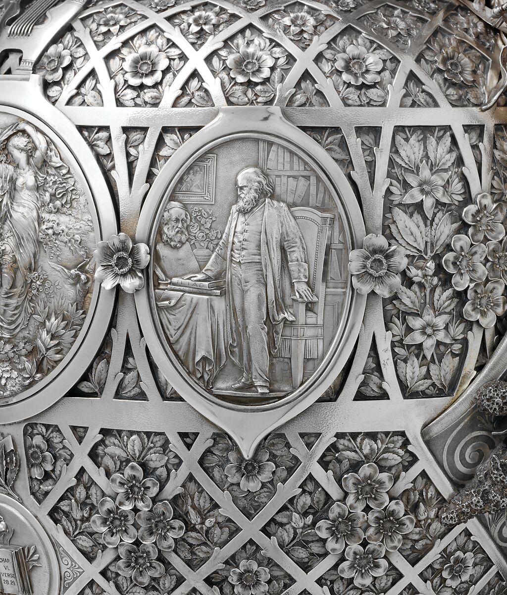 The Bryant Vase, Manufactured by Tiffany &amp; Co. (1837–present), Silver and gold, American