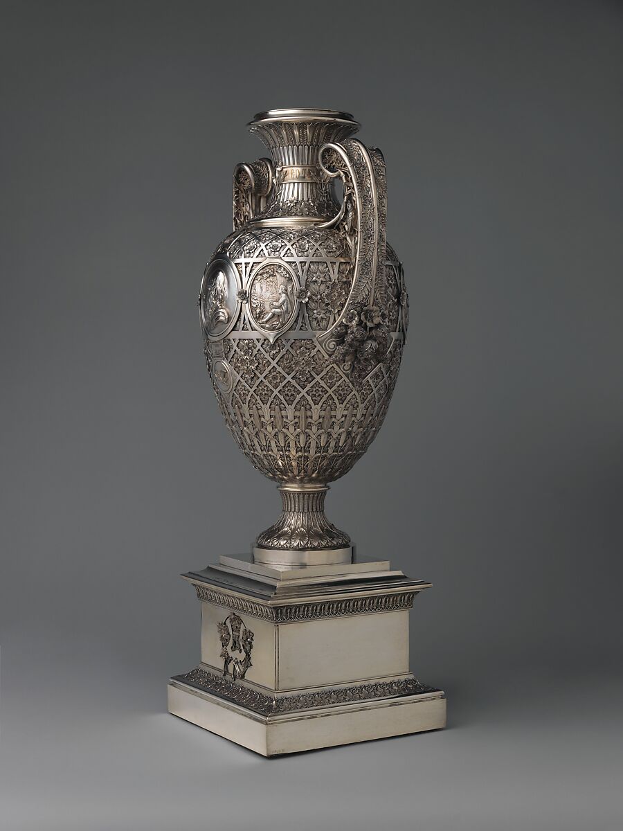 The Bryant Vase, Manufactured by Tiffany &amp; Co. (1837–present), Silver and gold, American