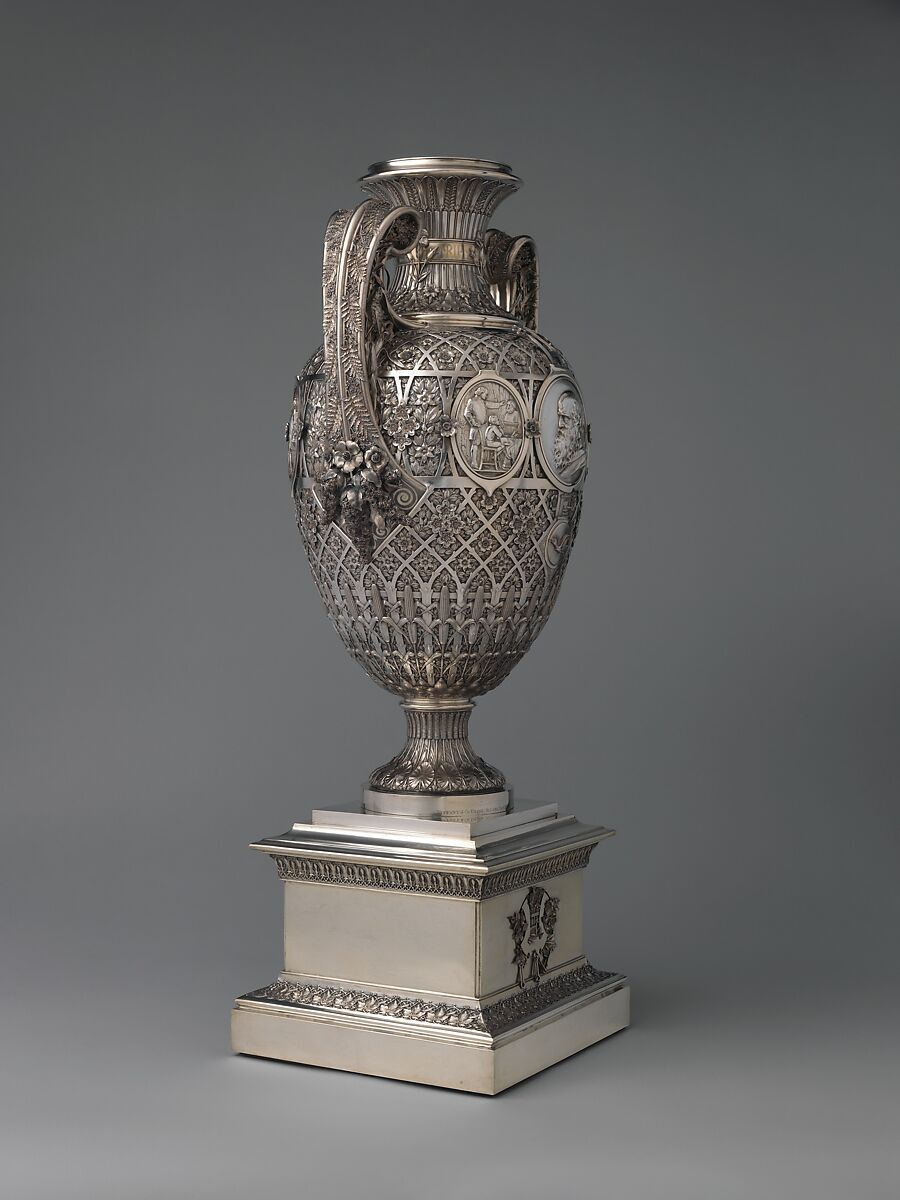 The Bryant Vase, Manufactured by Tiffany &amp; Co. (1837–present), Silver and gold, American