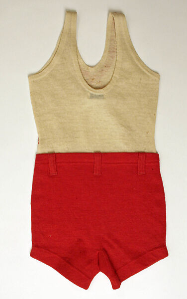 Bathing suit, wool, American