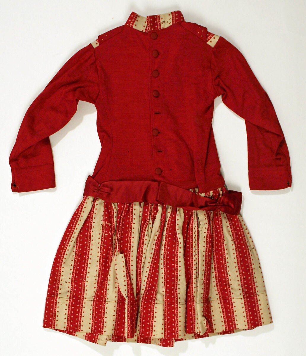 Dress, wool, American