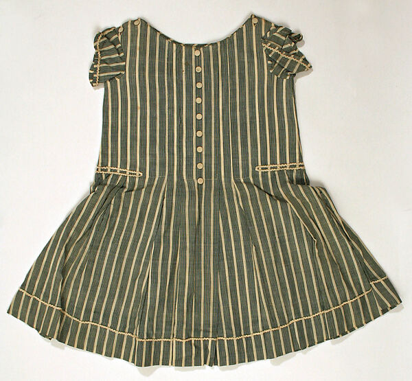 Dress, cotton, American