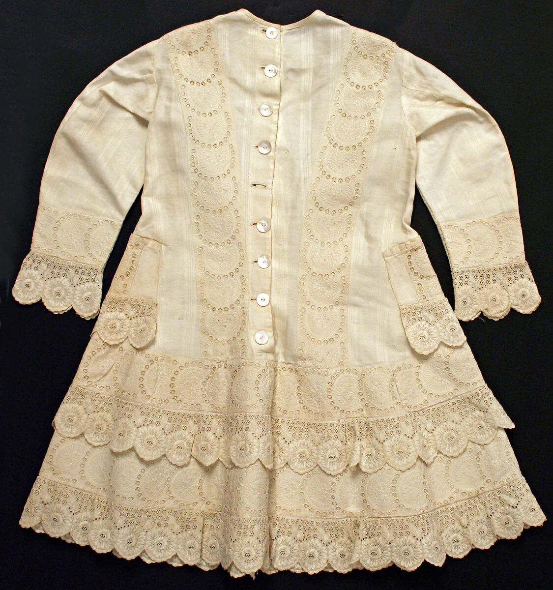 Dress, cotton, American