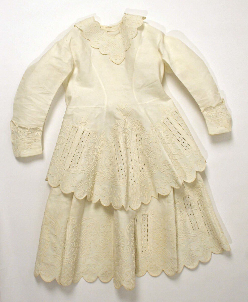 Dress, cotton, American