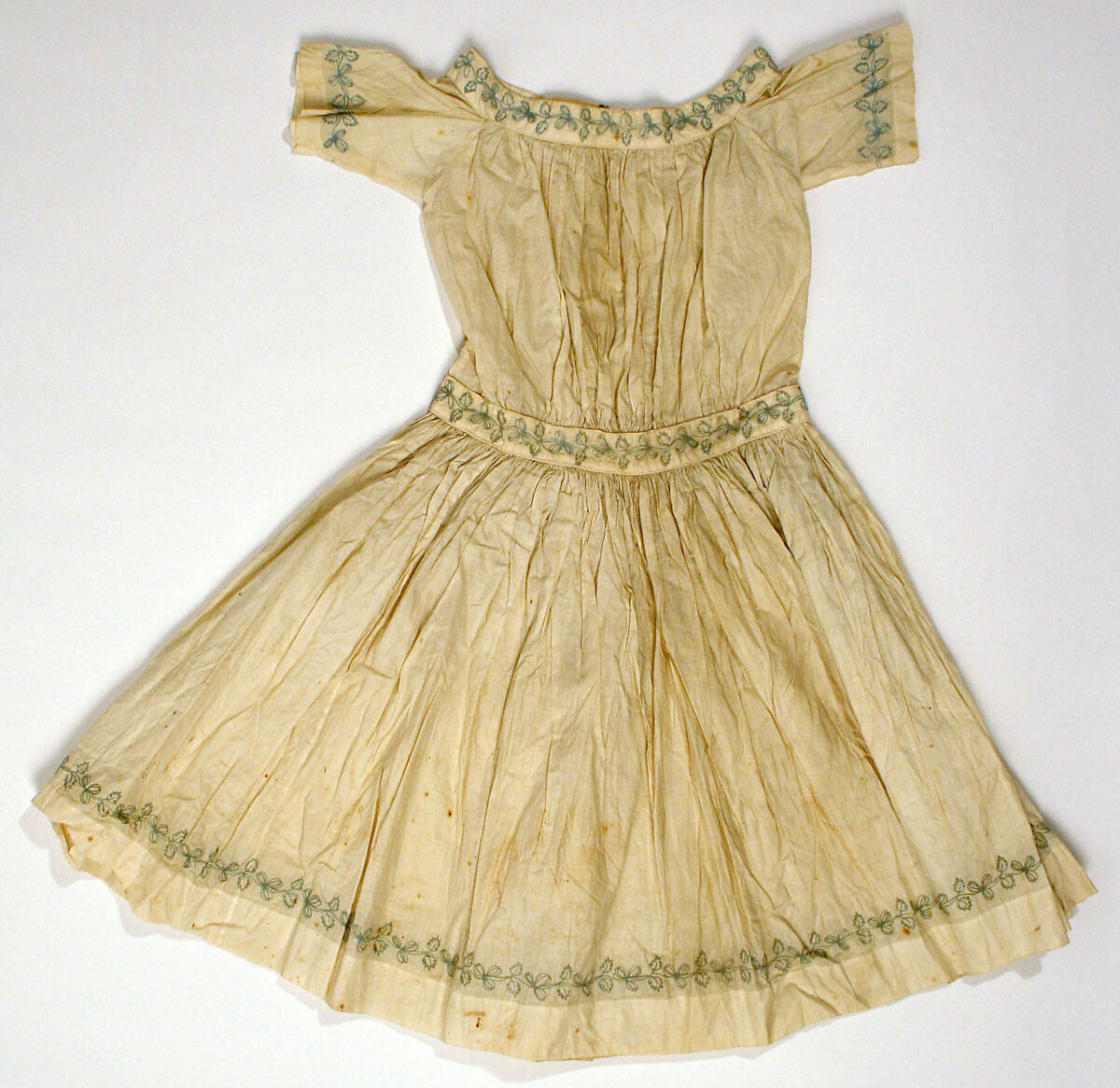 Dress, cotton, American 