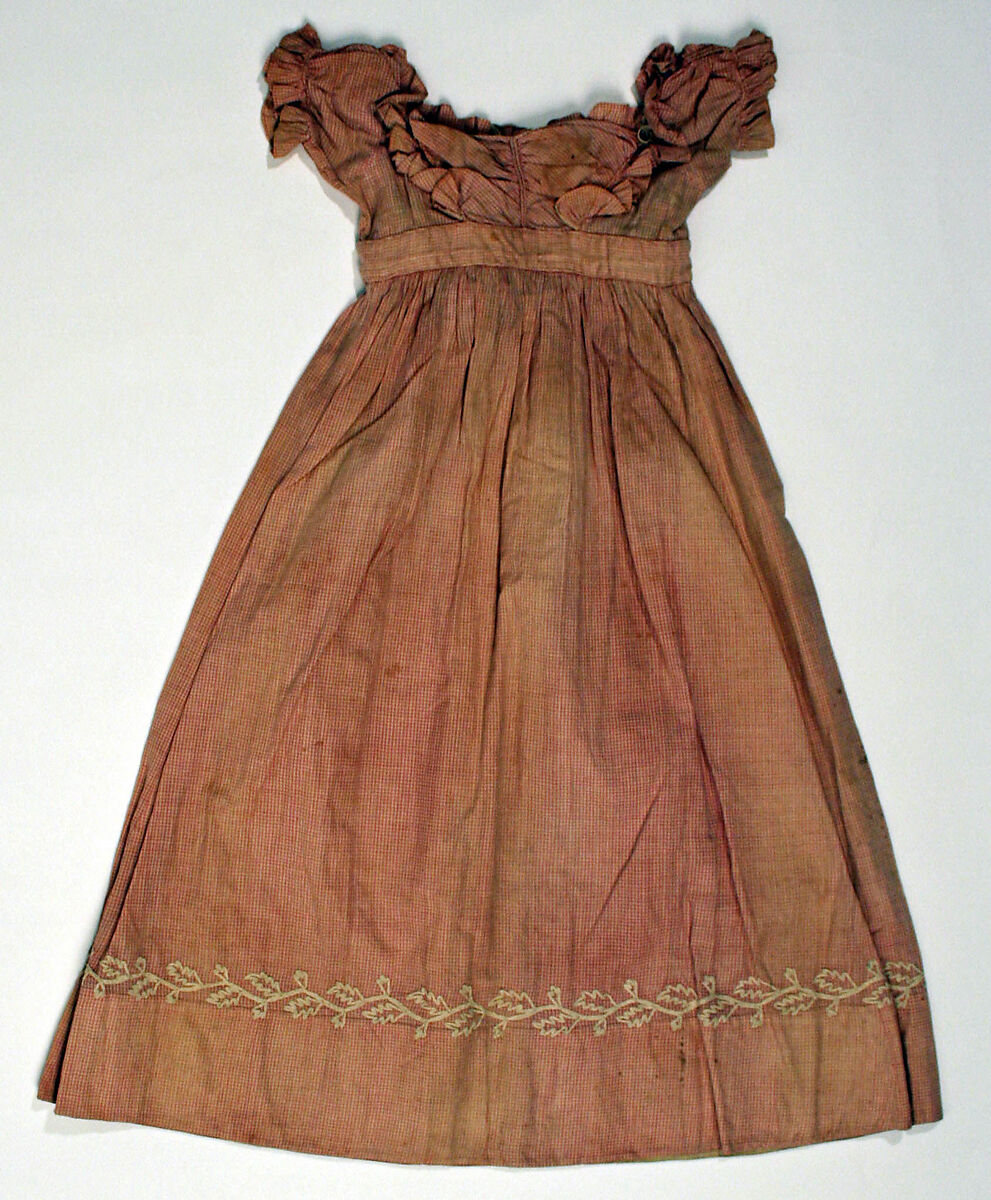 Dress, cotton, American 